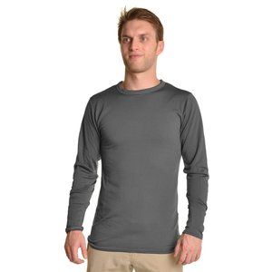 Men's Thermal Top Brushed Slate Gray Long Sleeve Packaged Top XL